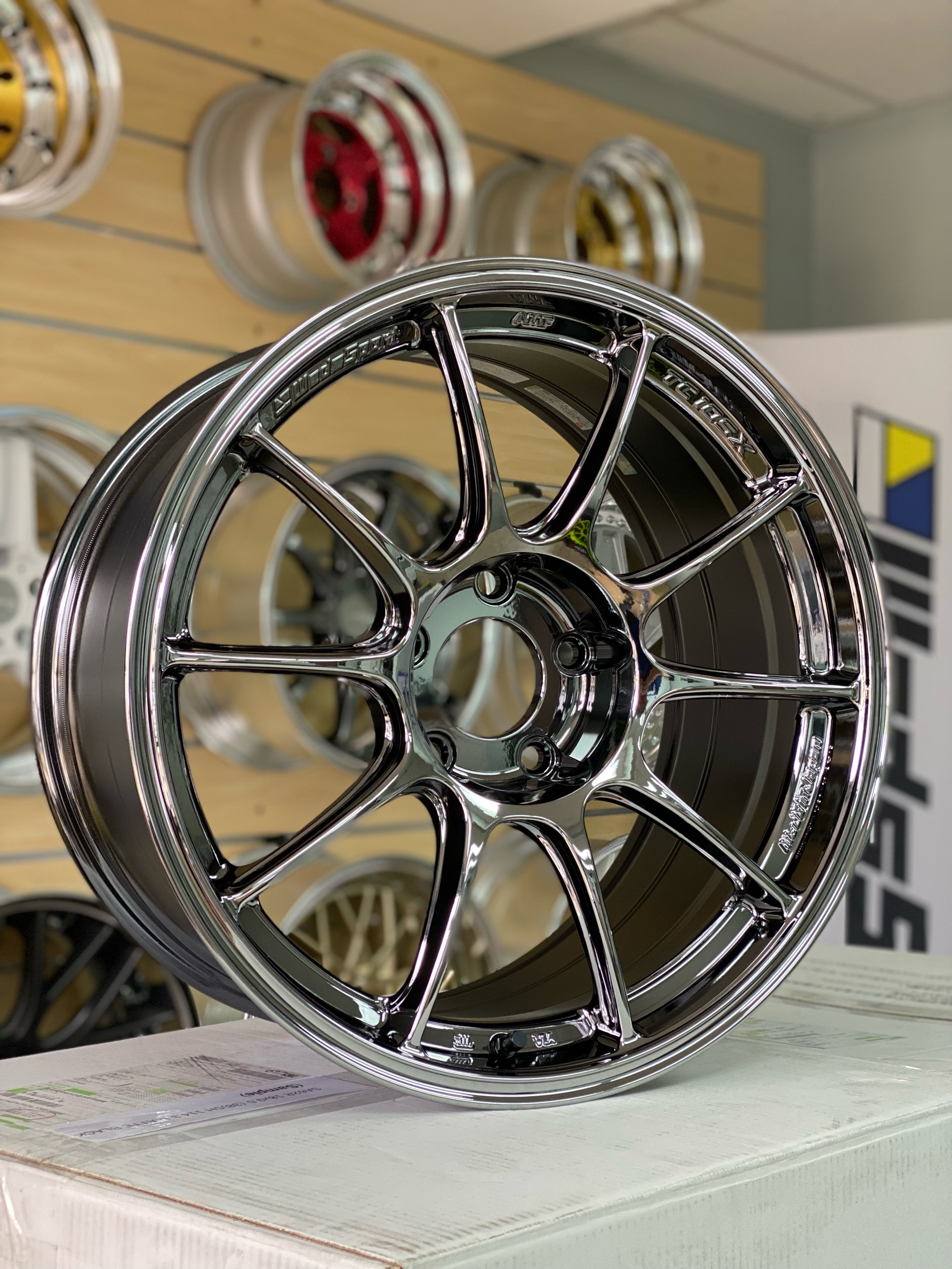 WedsSport SBC TC105X 18x9.5 +39 wheel on Civic Type-R